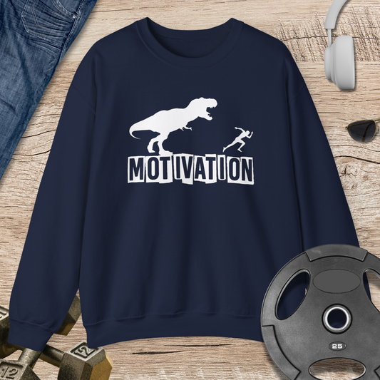Motivation Dinosaur Sweatshirt