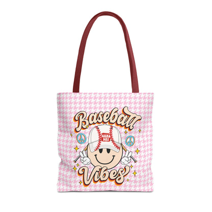 Cute Baseball Vibes Tote Bag