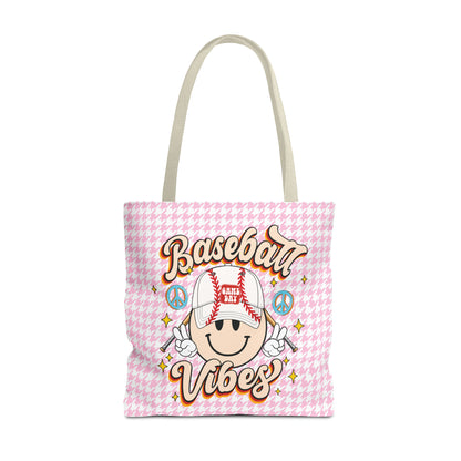 Cute Baseball Vibes Tote Bag