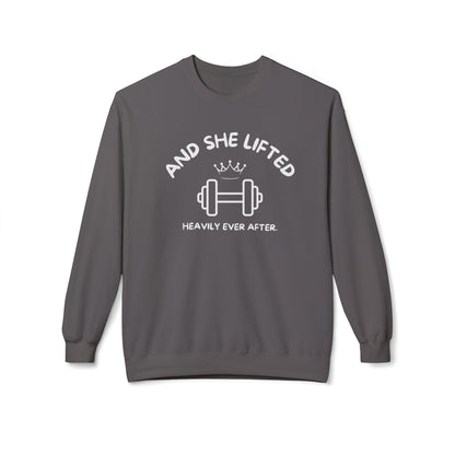 And She Lifted Heavily Ever After Hoodie