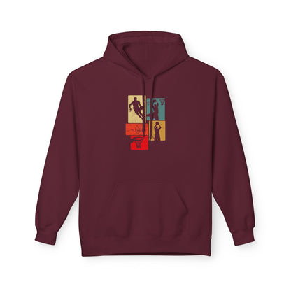 Retro Anime Basketball Vibes Hoodie