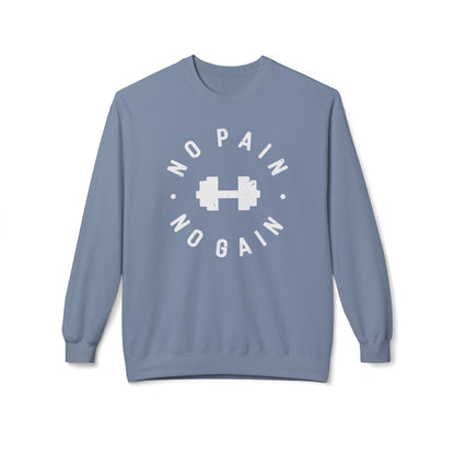 No Pain No Gain Dumbbell Sweatshirt