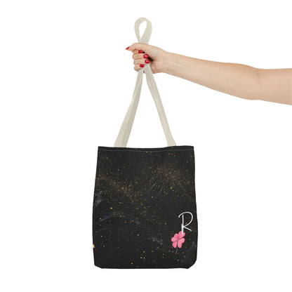 Custom Initial Clover Tote Bag