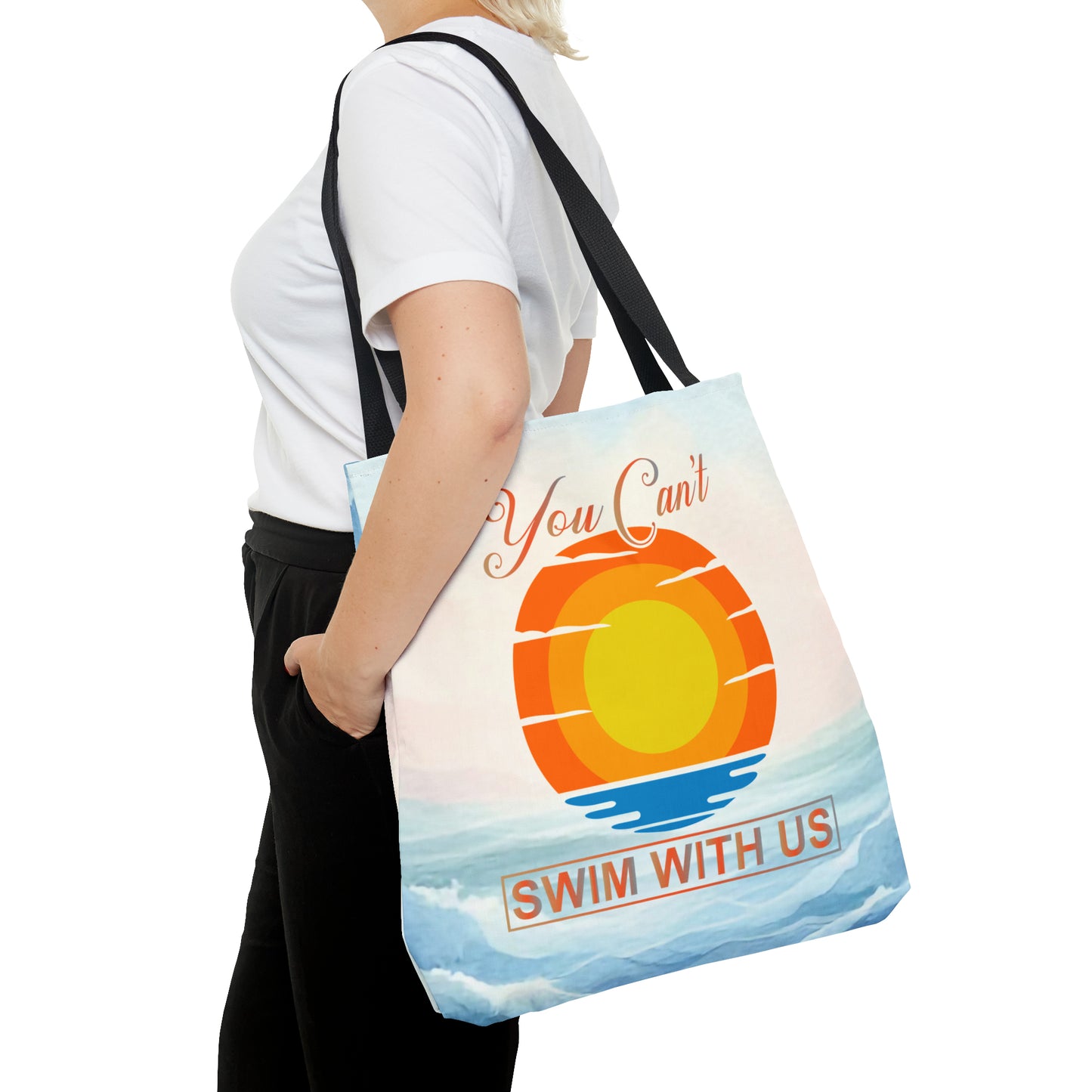 Witty Swimming Tote Bag