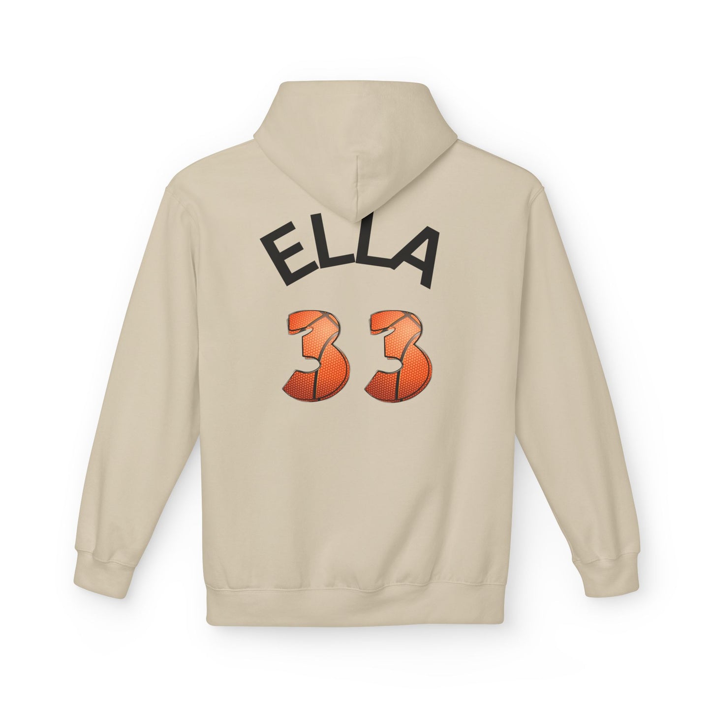 Personlised Name & Number Basketball mama Ribbon Hoodie
