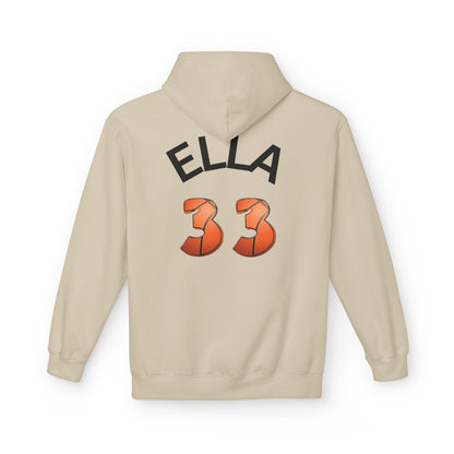 Personlised Name & Number Basketball mama Ribbon Hoodie