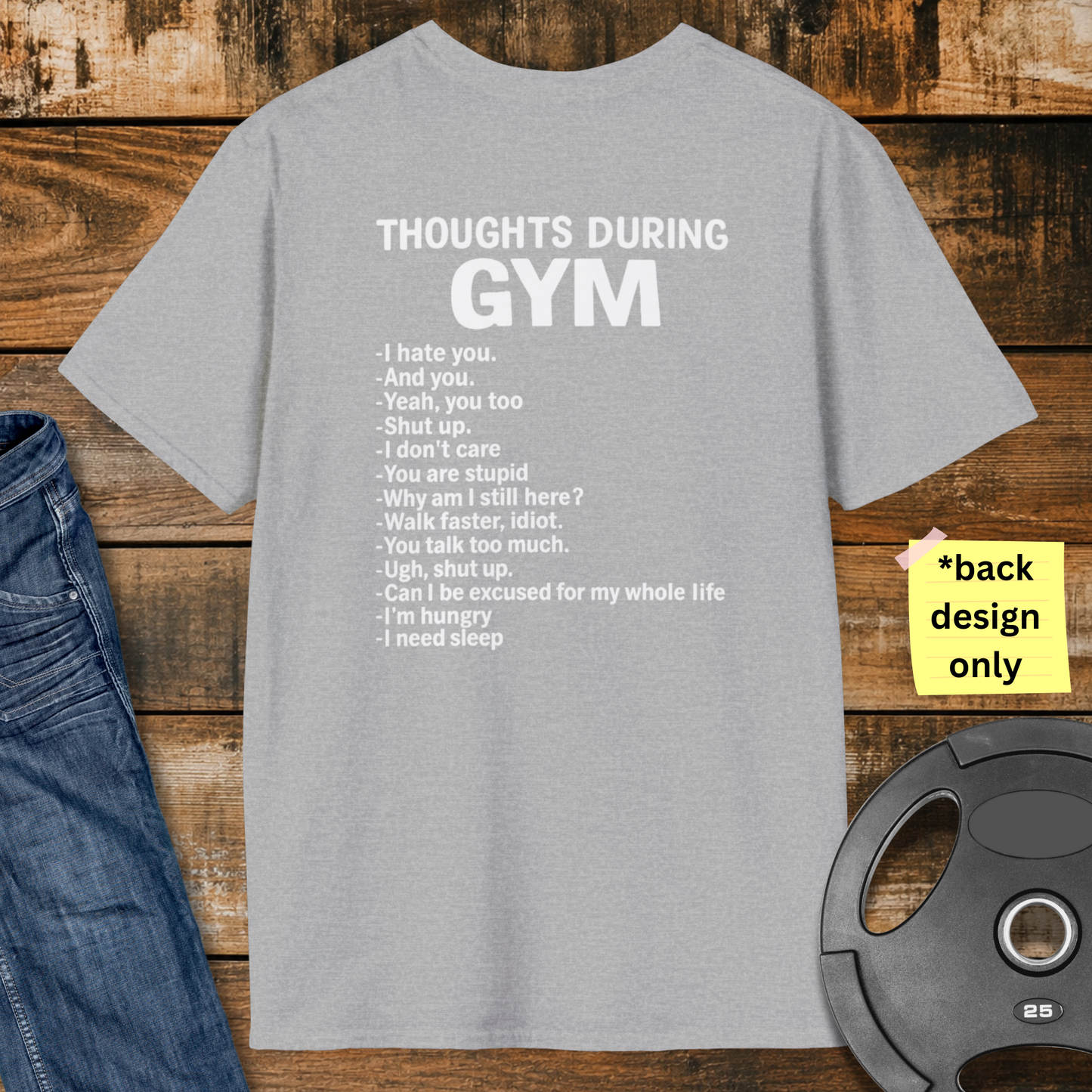 Gym Thoughts T‑Shirt
