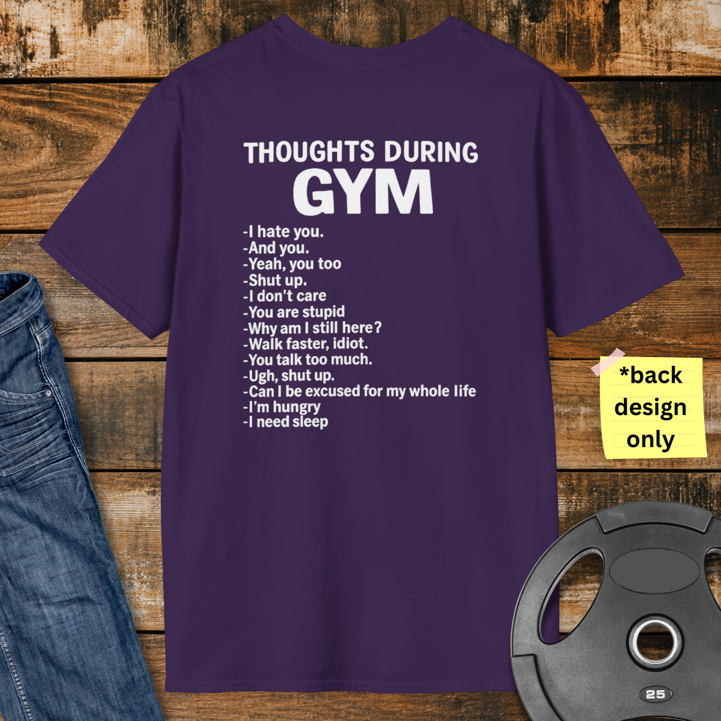 Gym Thoughts T‑Shirt