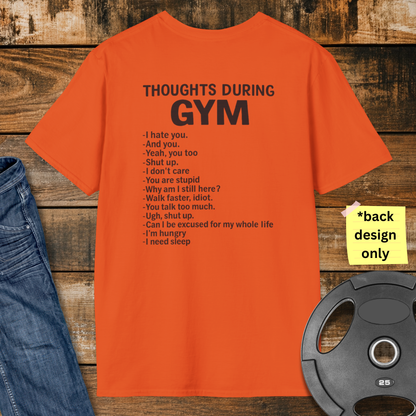 Gym Thoughts T‑Shirt