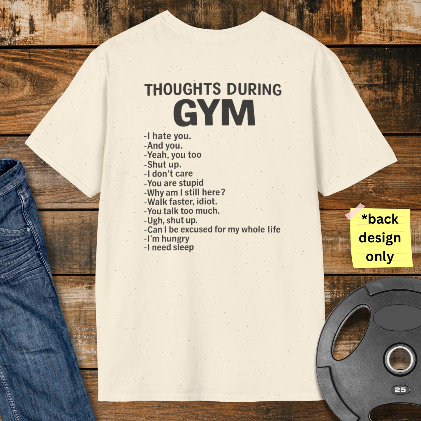 Gym Thoughts T‑Shirt