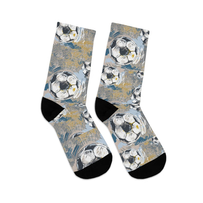 Soccer Watercolor Socks