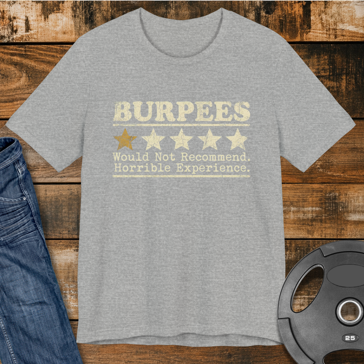 Burpees 1-Star Review T-Shirt