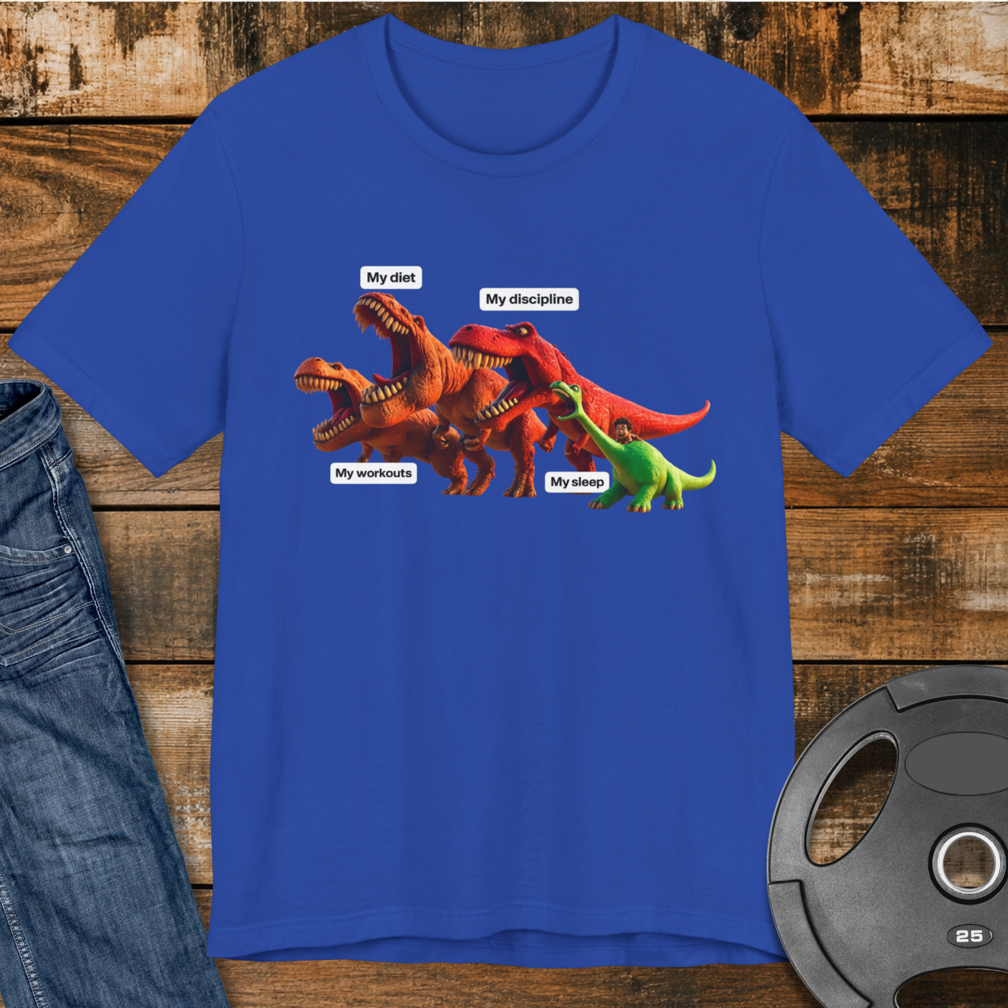 Diet, Workouts, Discipline, Sleep T-Shirt