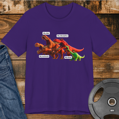 Diet, Workouts, Discipline, Sleep T-Shirt