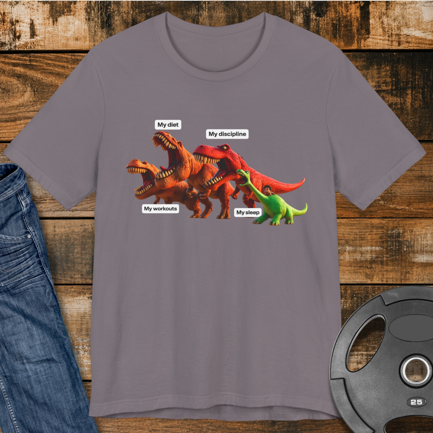 Diet, Workouts, Discipline, Sleep T-Shirt