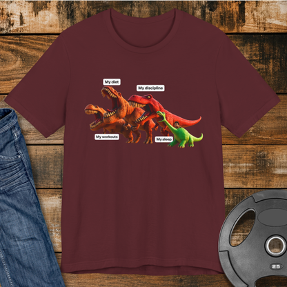 Diet, Workouts, Discipline, Sleep T-Shirt