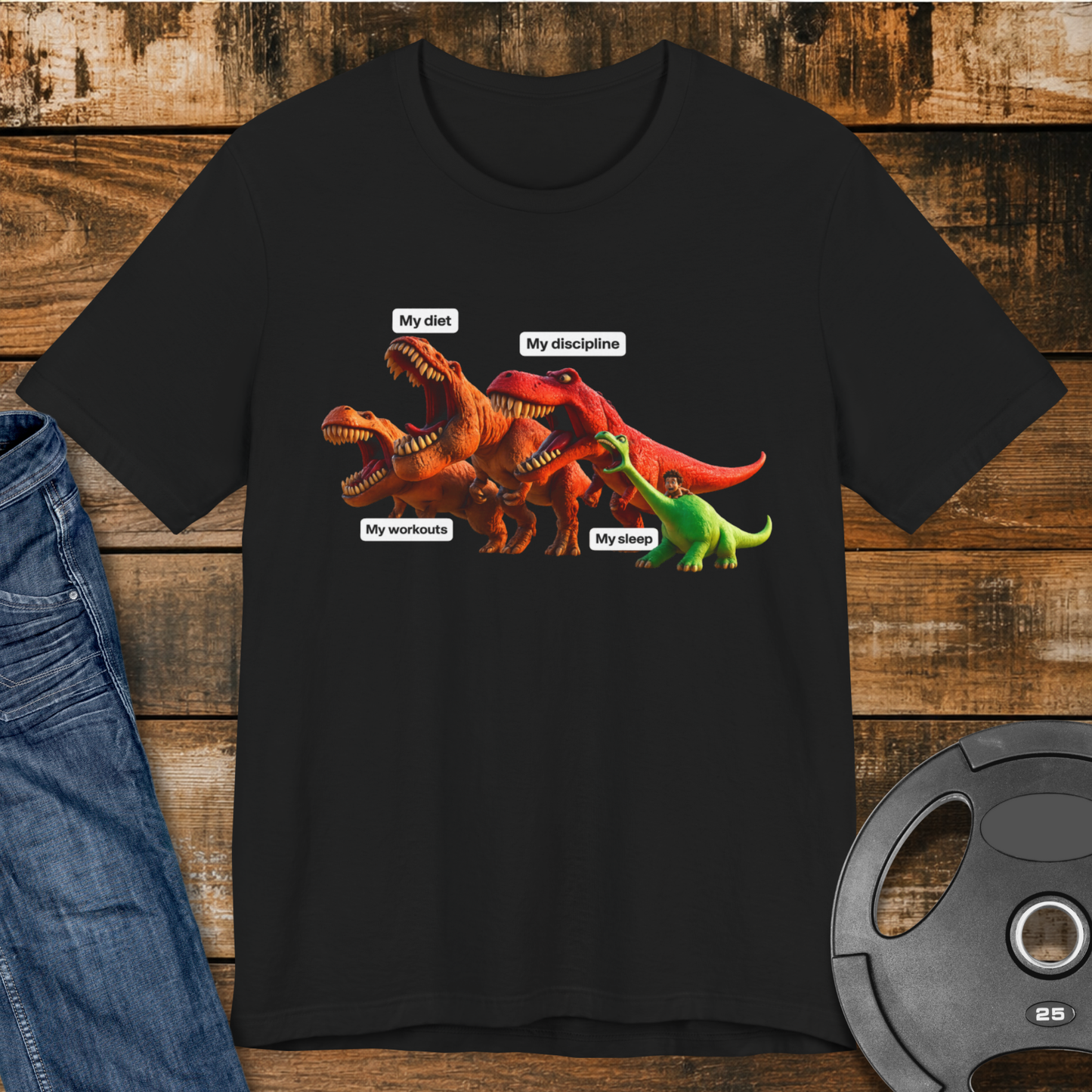 Diet, Workouts, Discipline, Sleep T-Shirt