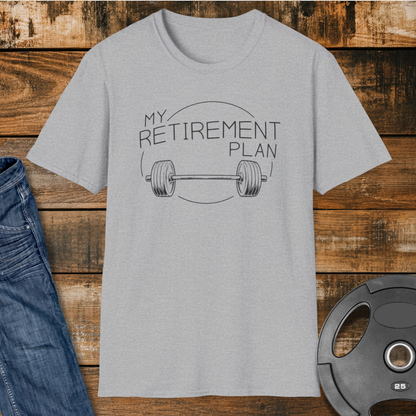 Retirement Plan Weightlifting T-Shirt