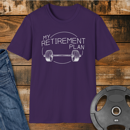 Retirement Plan Weightlifting T-Shirt
