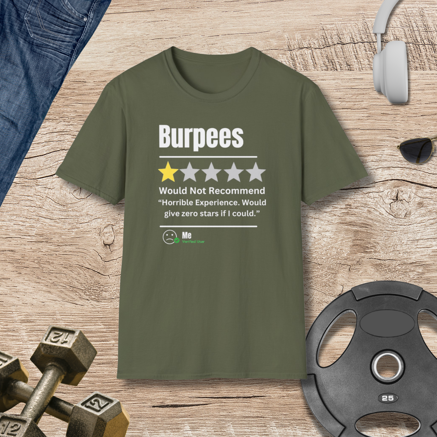 Burpees Review T-Shirt