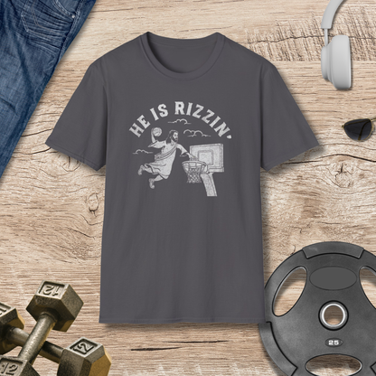 He Is Rizzin' Basketball T-Shirt