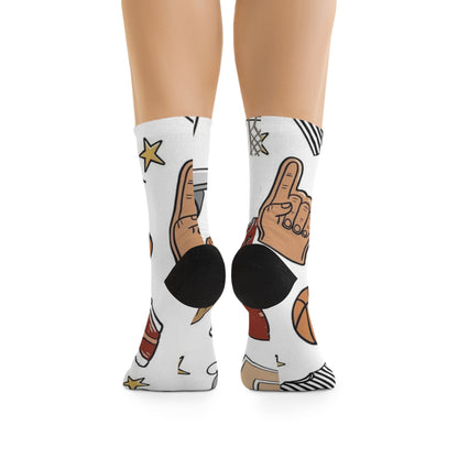 Basketball Go White Socks