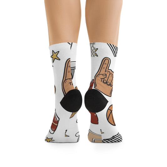Basketball Go White Socks
