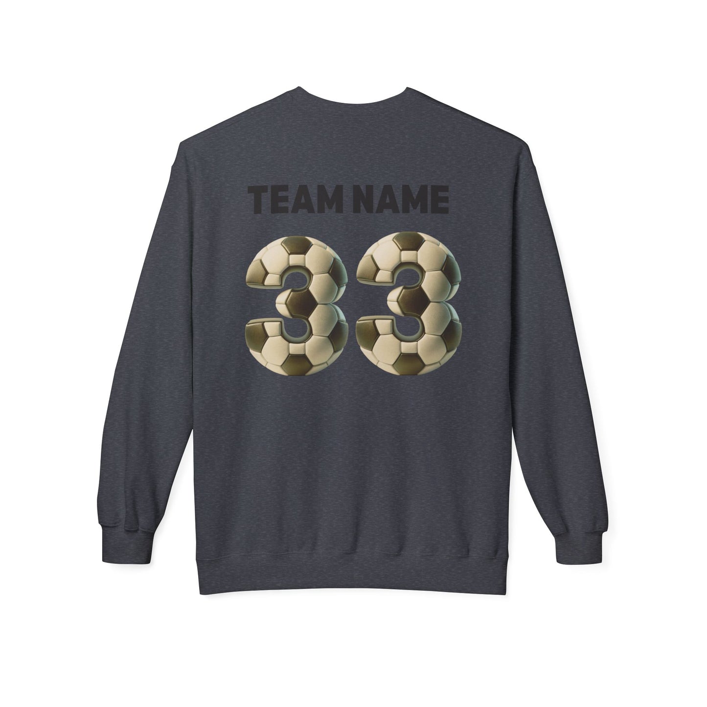 Personalised Your Name, Team Name & Number Sweatshirt