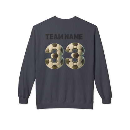 Personalised Your Name, Team Name & Number Sweatshirt