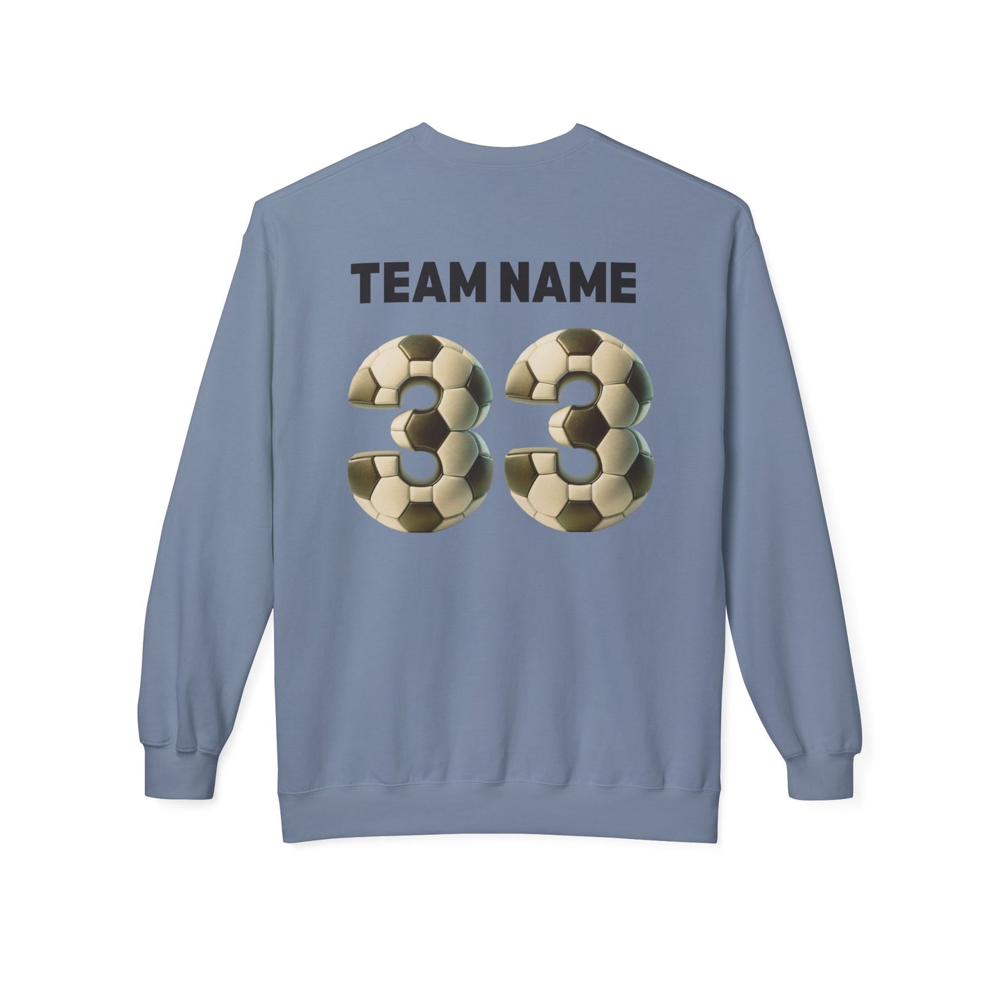 Personalised Your Name, Team Name & Number Sweatshirt