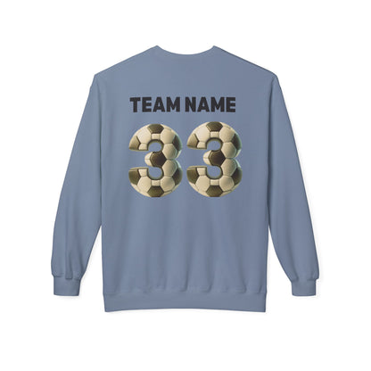 Personalised Your Name, Team Name & Number Sweatshirt