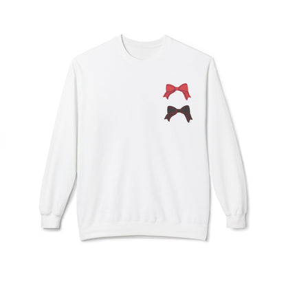 Personlised Name and Number Baseball Ribbon Sweatshirt