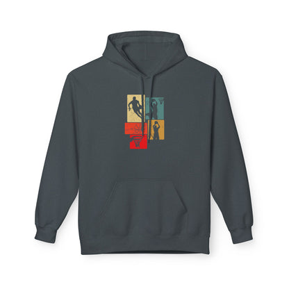 Retro Anime Basketball Vibes Hoodie