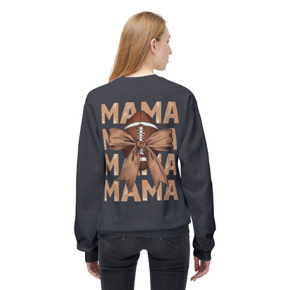 MAMA Football Ribbon Bow Sweatshirt