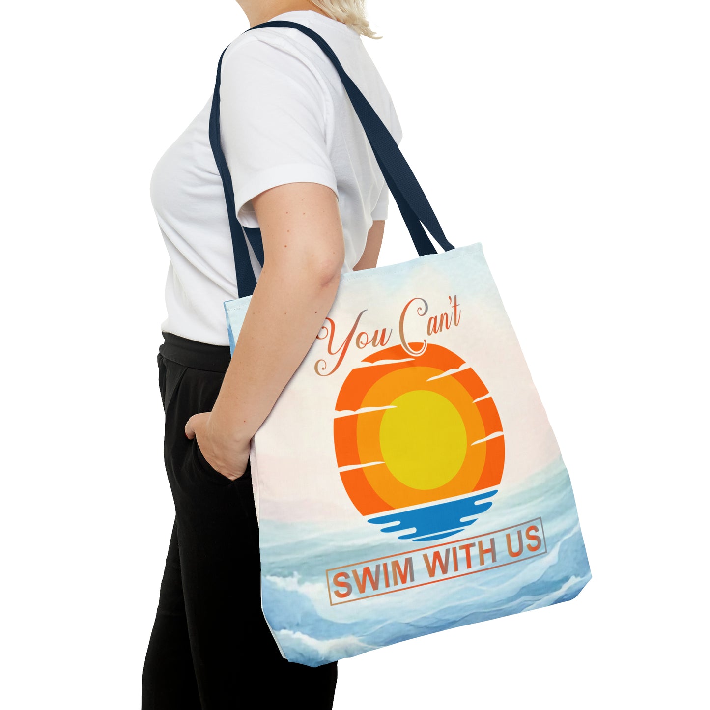 Witty Swimming Tote Bag