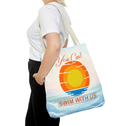 Witty Swimming Tote Bag