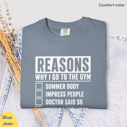 Reasons I Go to the Gym Vintage Wash T-Shirt