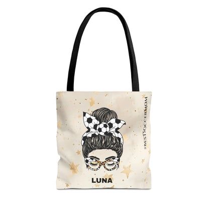 Personalized Funny Best Soccer Mom Tote Bag
