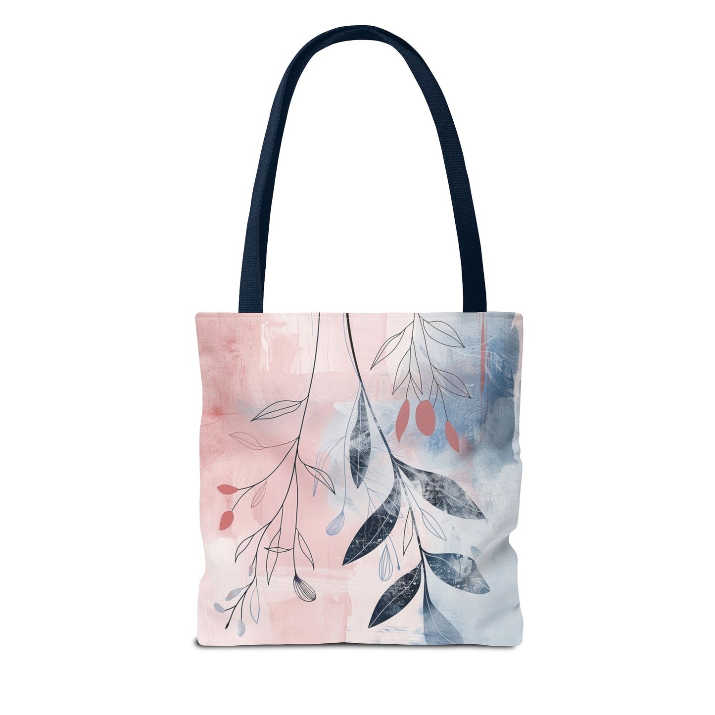 Personlized Name Number Football Pink Florist ToteBag
