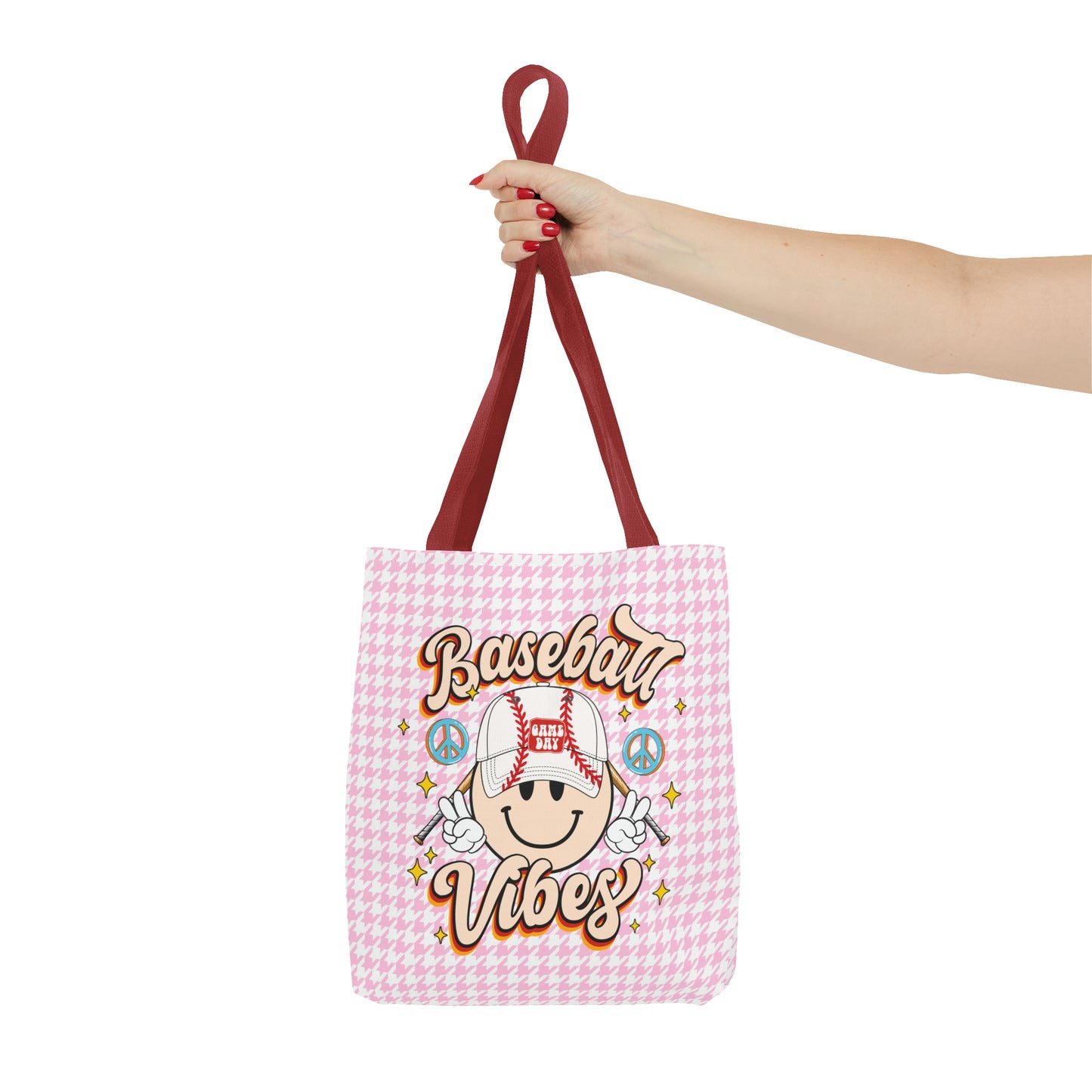 Cute Baseball Vibes Tote Bag