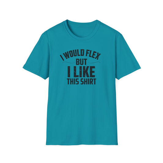 I Would Flex But I Like This Shirt Funny T-Shirt