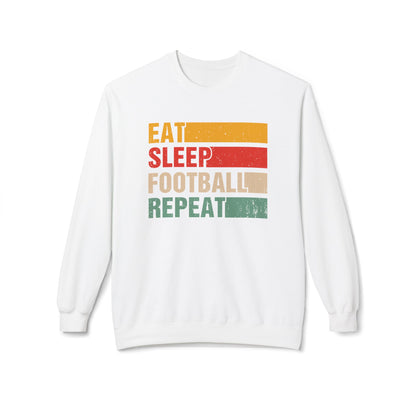 Eat Sleep Football Repeat Sweatshirt