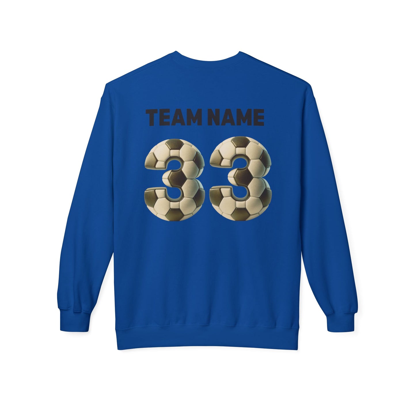 Personalised Your Name, Team Name & Number Sweatshirt