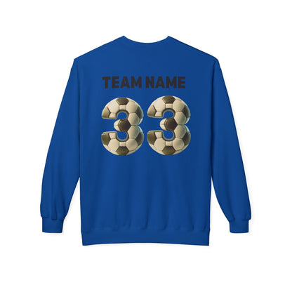 Personalised Your Name, Team Name & Number Sweatshirt