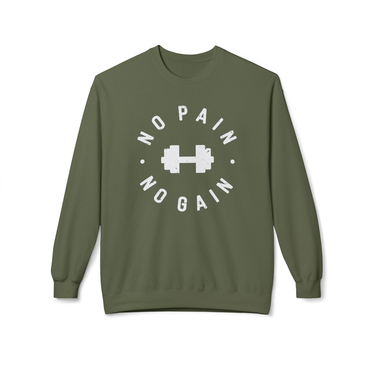 No Pain No Gain Dumbbell Sweatshirt