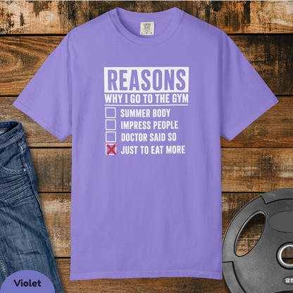 Reasons I Go to the Gym Vintage Wash T-Shirt