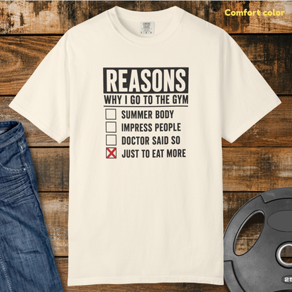 Reasons I Go to the Gym Vintage Wash T-Shirt