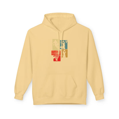 Retro Anime Basketball Vibes Hoodie