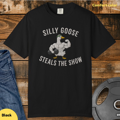 Silly Goose Steals The Show Vintage Wash T-Shirt