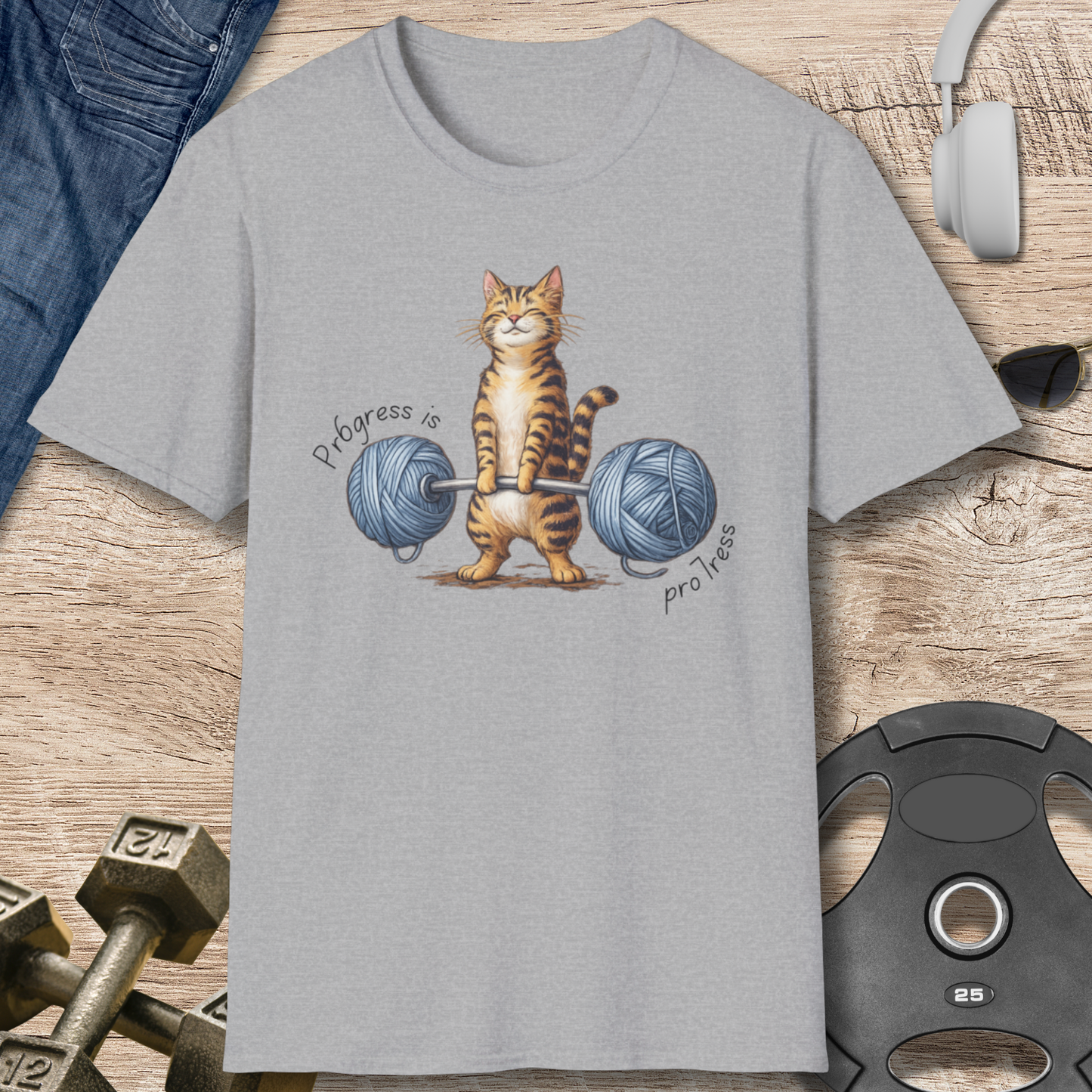 67 Progress Cat T-Shirt